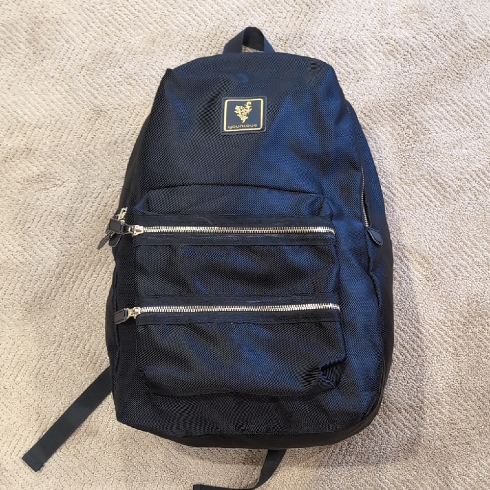 Large Younique Black Backpack For School Or Travel